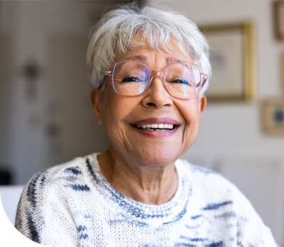 smiling mature woman